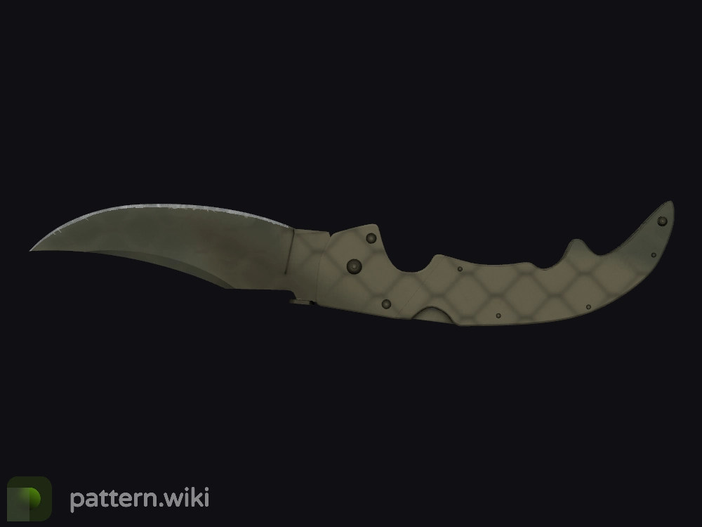 Falchion Knife Safari Mesh seed 862