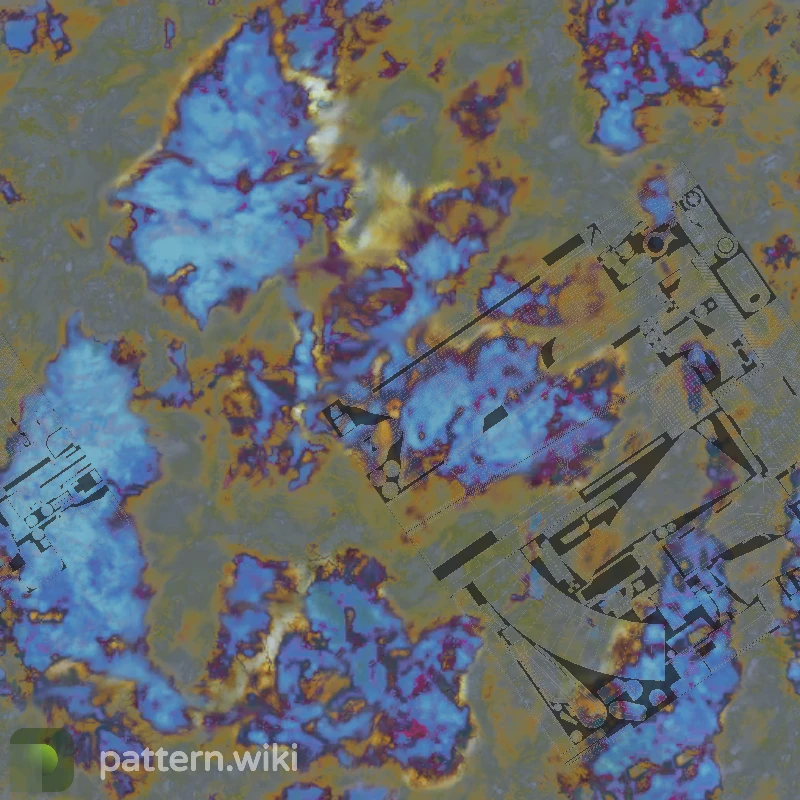 AK-47 Case Hardened seed 637 pattern template