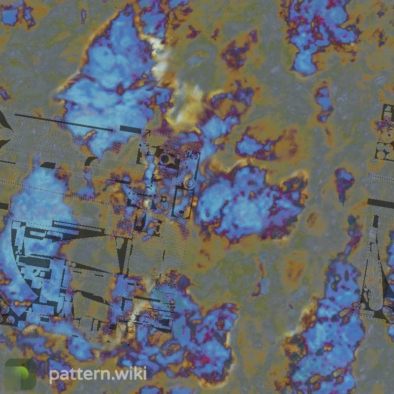 AK-47 Case Hardened seed 576 pattern template