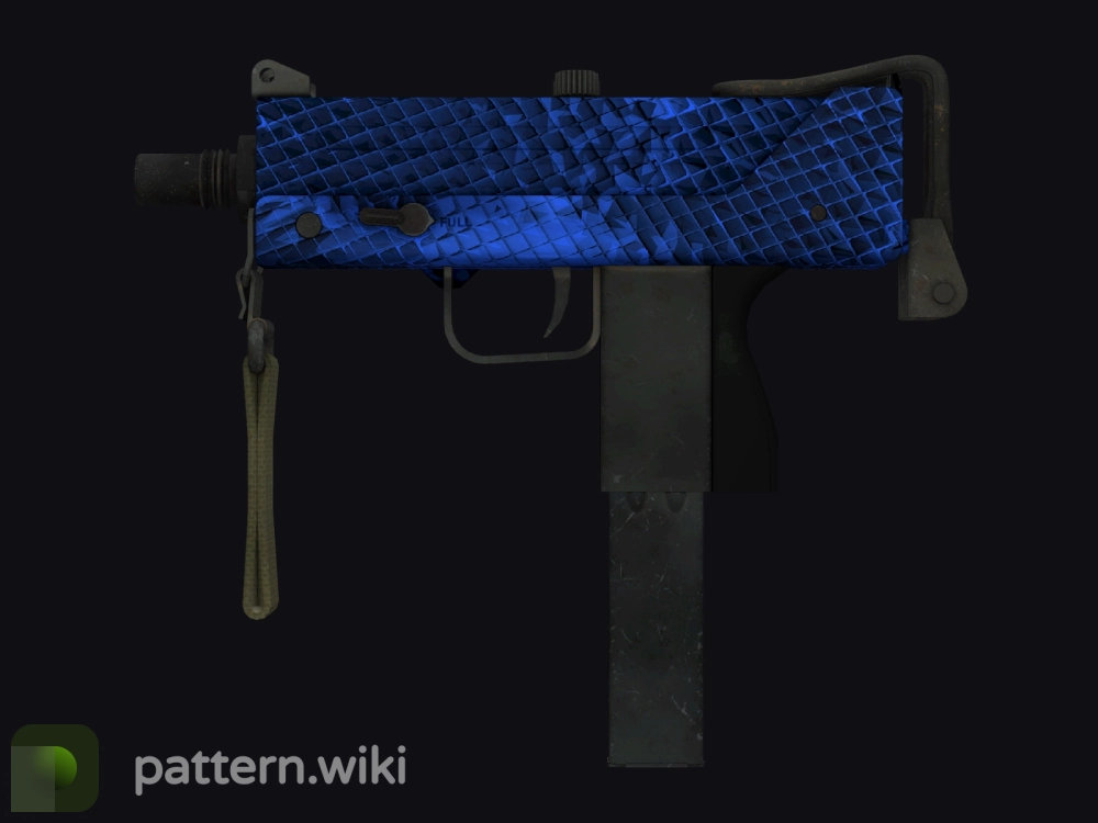 MAC-10 Lapis Gator seed 316