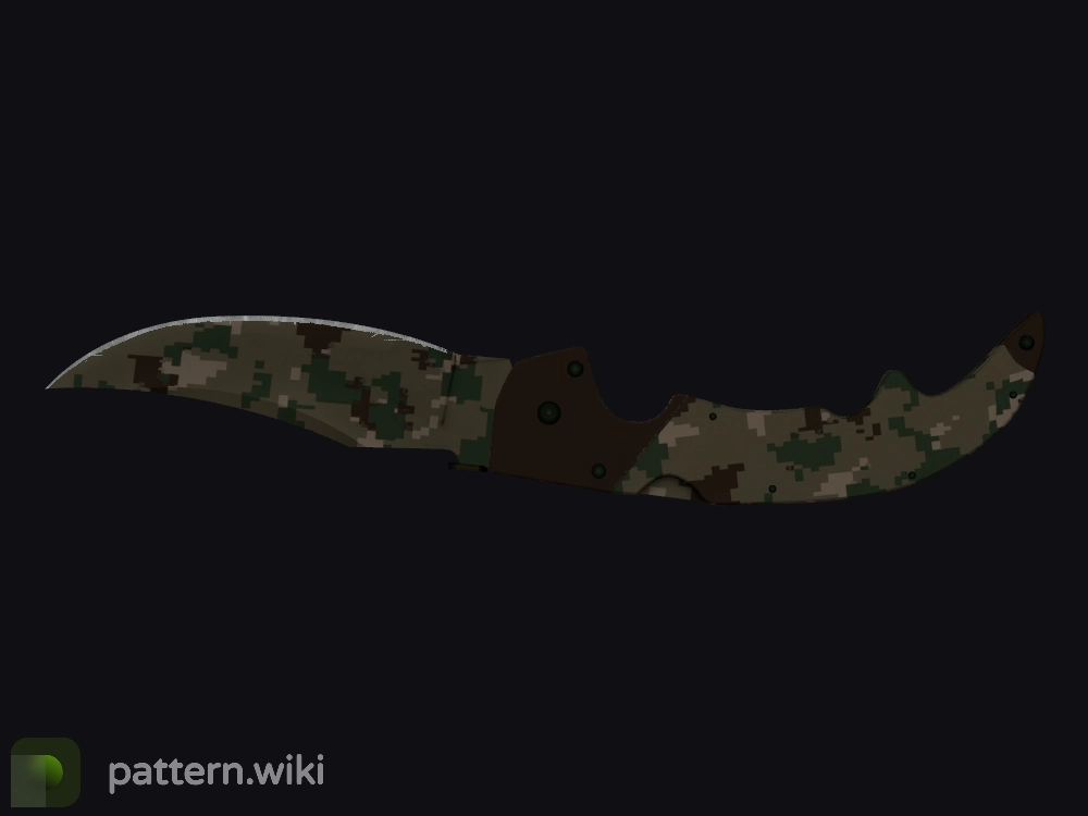 Falchion Knife Forest DDPAT seed 356