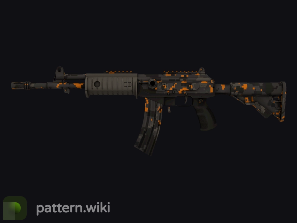 Galil AR Orange DDPAT seed 666