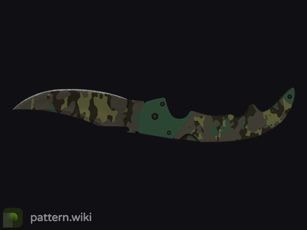 Falchion Knife Boreal Forest seed 956