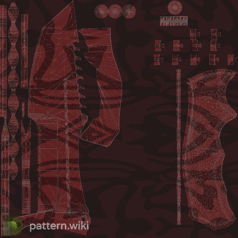 Huntsman Knife Slaughter seed 363 pattern template