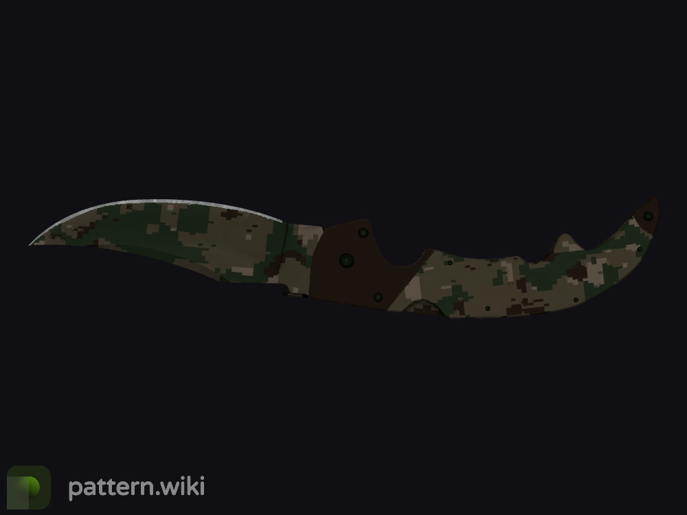 Falchion Knife Forest DDPAT seed 485