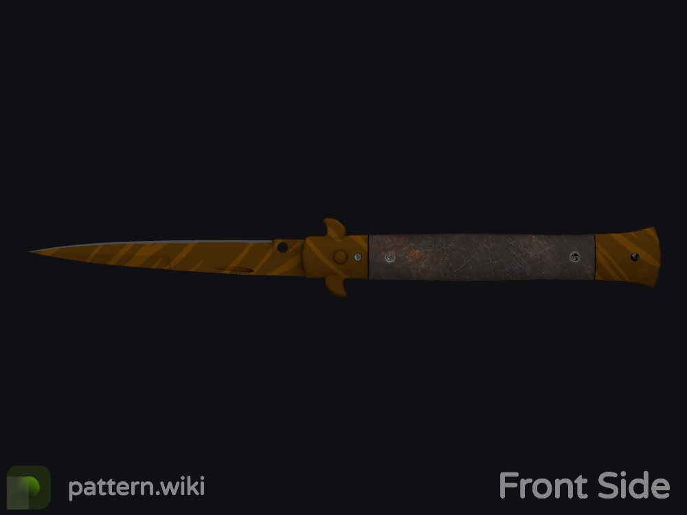 Stiletto Knife Tiger Tooth seed 169