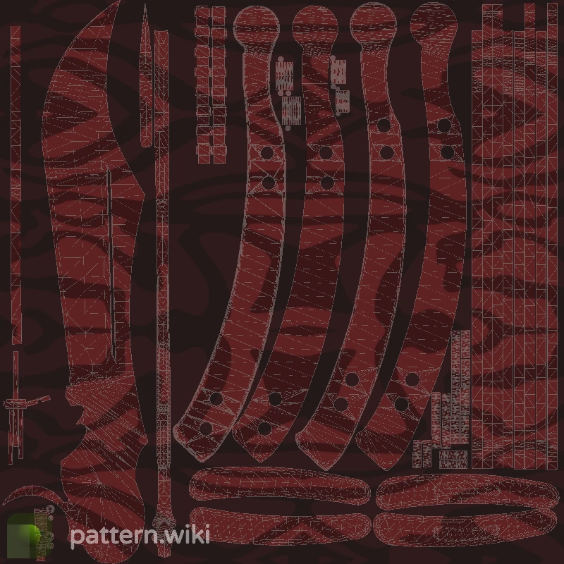 Butterfly Knife Slaughter seed 973 pattern template