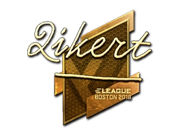 Sticker qikert (Gold) | Boston 2018 preview