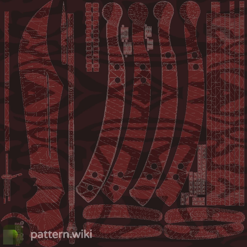 Butterfly Knife Slaughter seed 454 pattern template