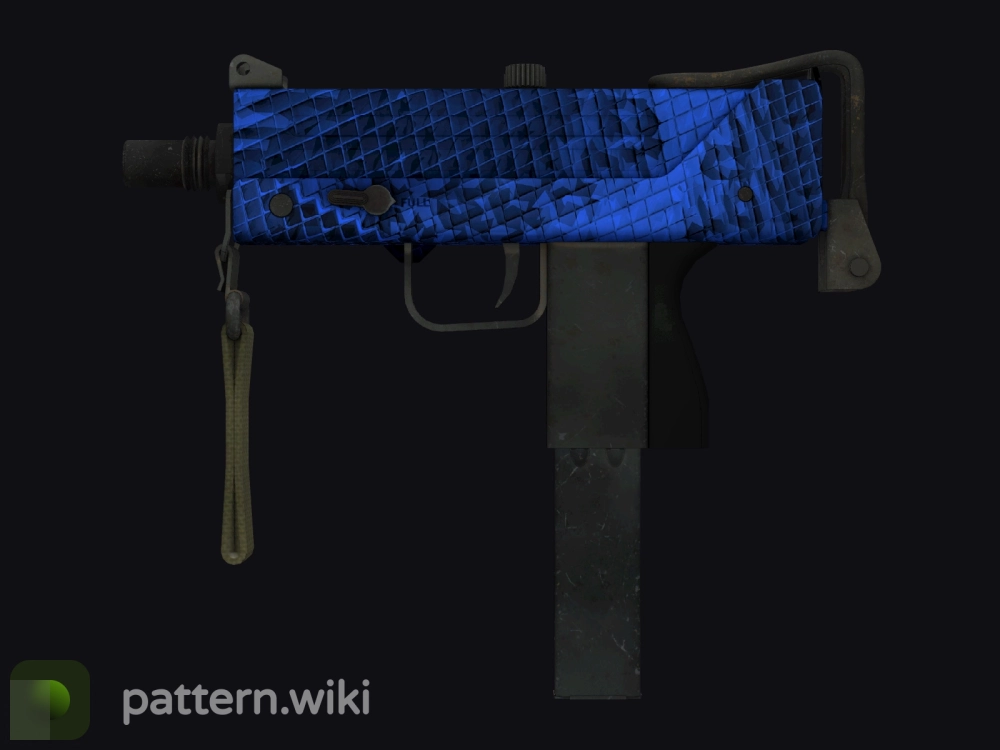 MAC-10 Lapis Gator seed 627