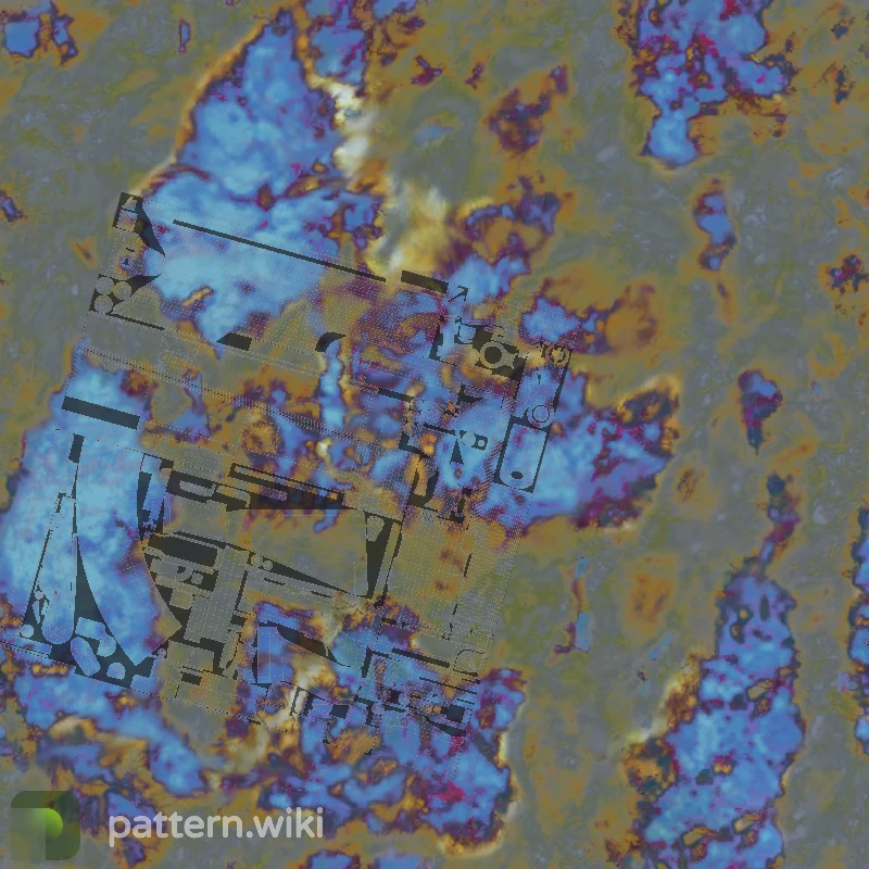 AK-47 Case Hardened seed 147 pattern template