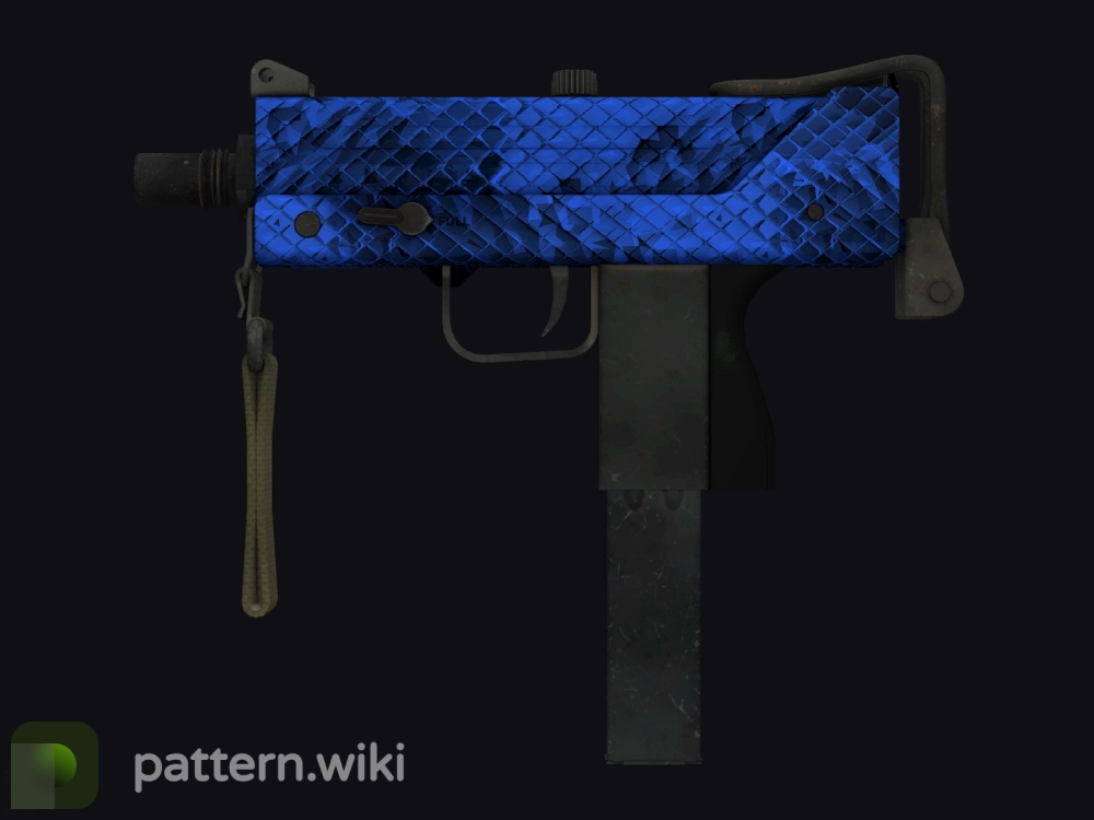 MAC-10 Lapis Gator seed 636