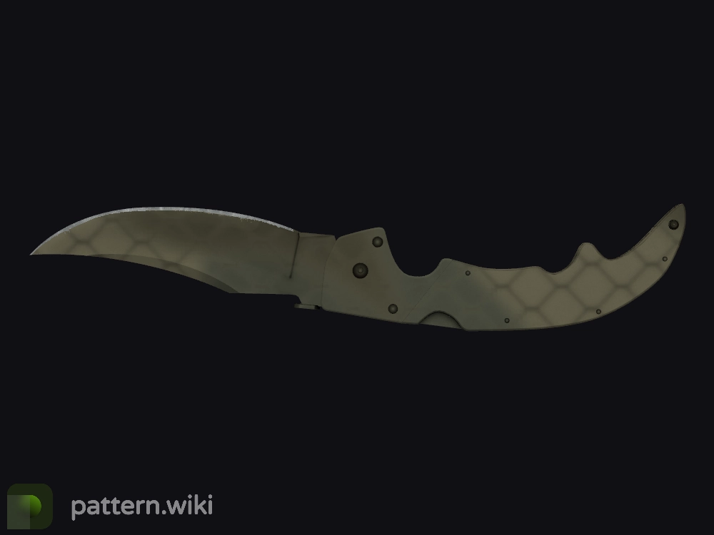 Falchion Knife Safari Mesh seed 733