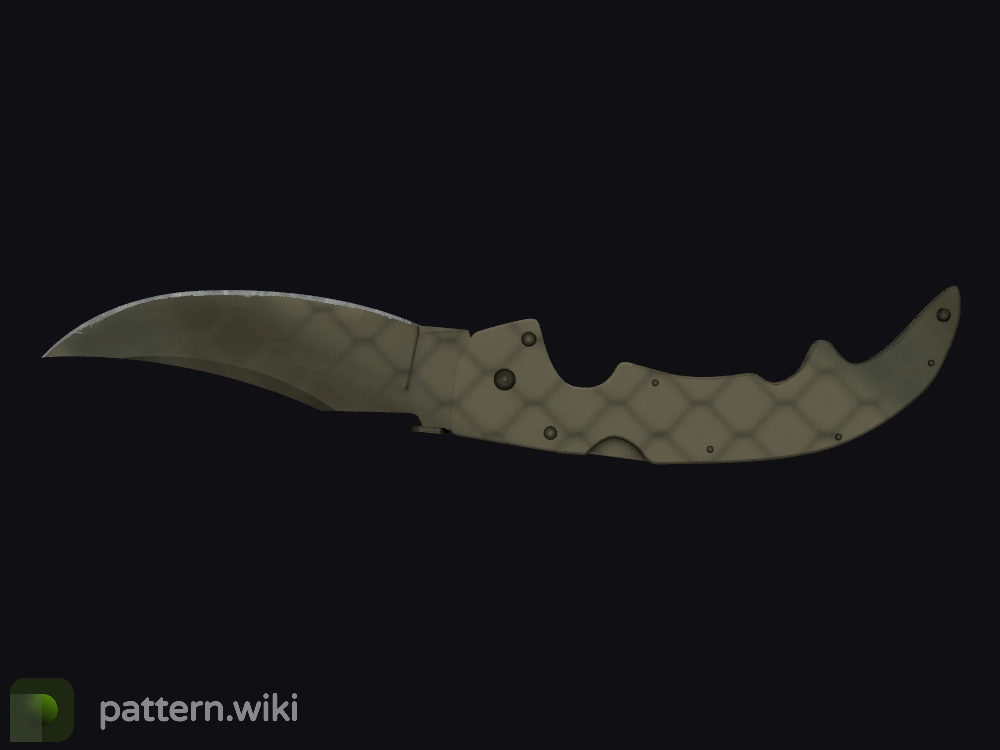 Falchion Knife Safari Mesh seed 132