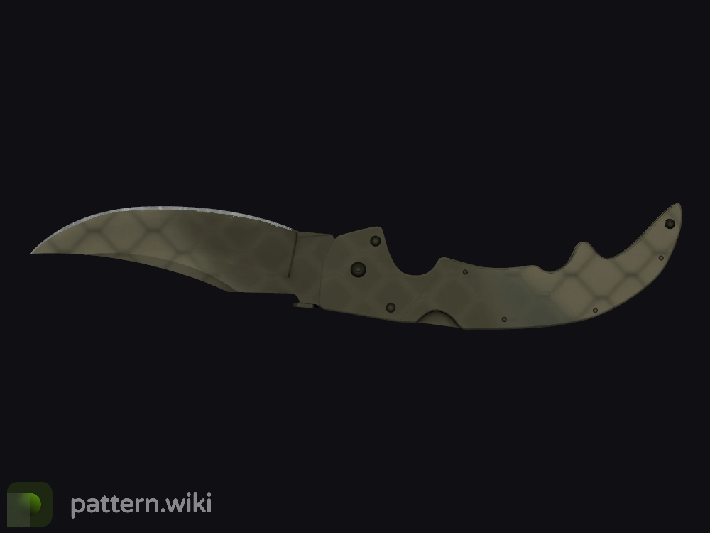 Falchion Knife Safari Mesh seed 23