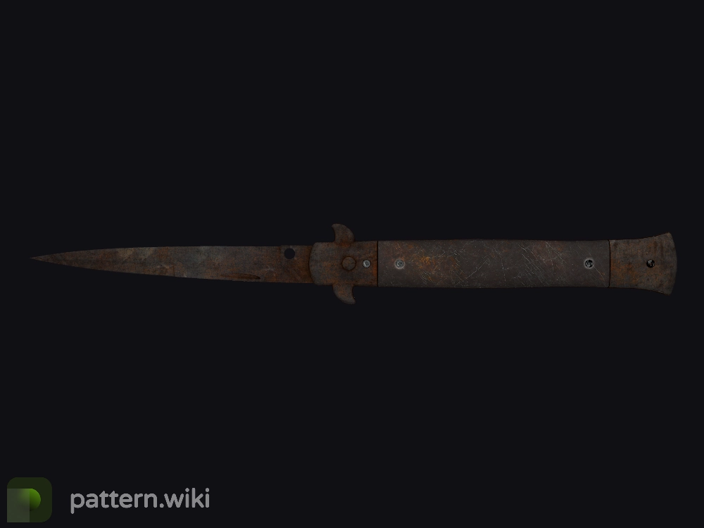 Stiletto Knife Rust Coat seed 314