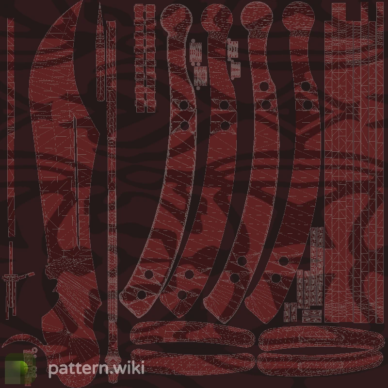 Butterfly Knife Slaughter seed 709 pattern template