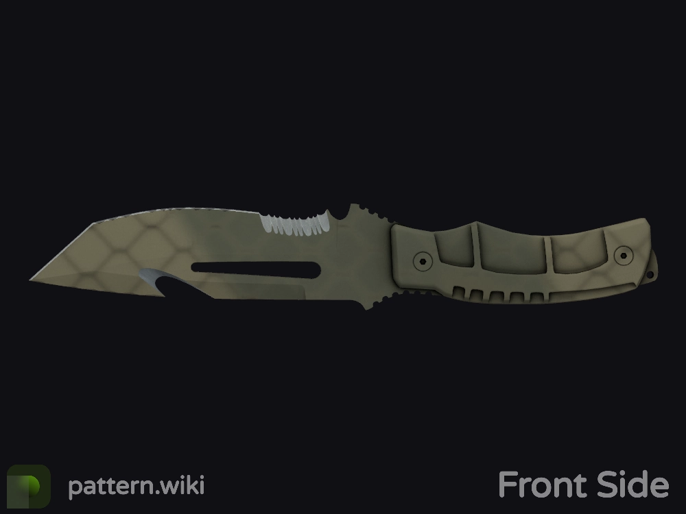 Survival Knife Safari Mesh seed 722