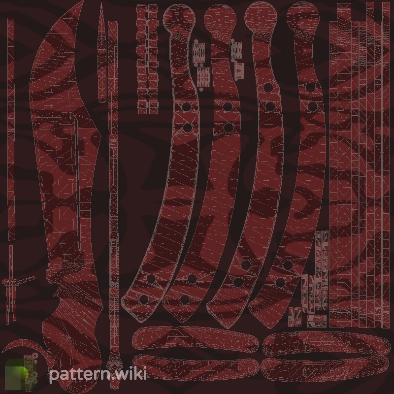 Butterfly Knife Slaughter seed 504 pattern template