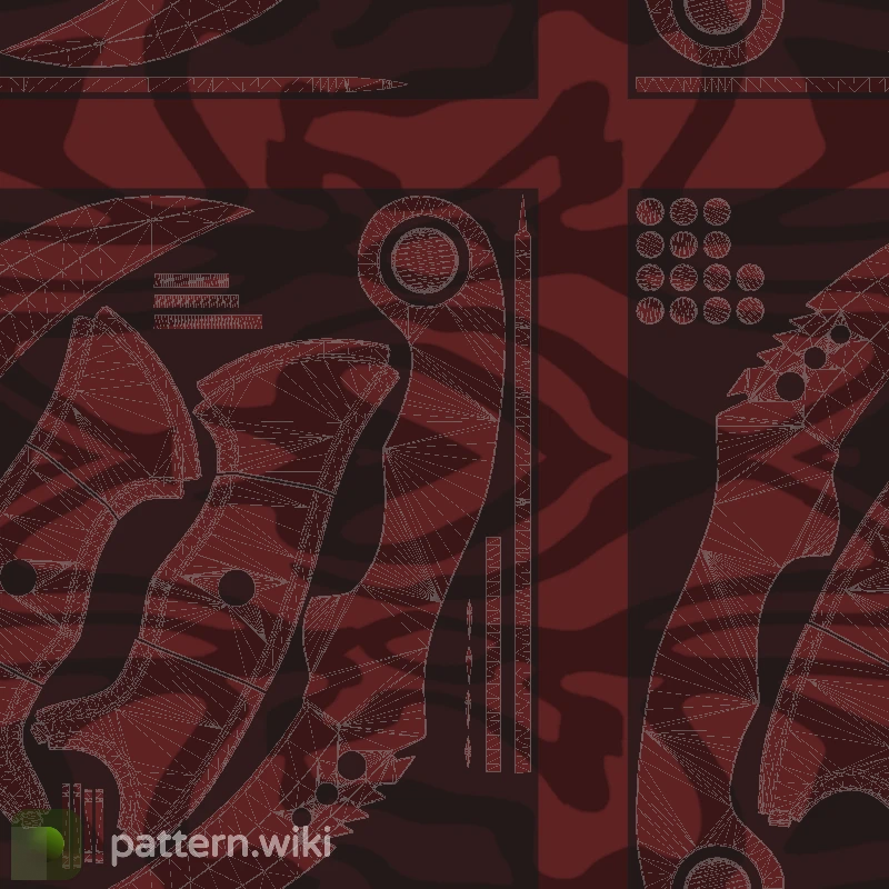 Talon Knife Slaughter seed 677 pattern template