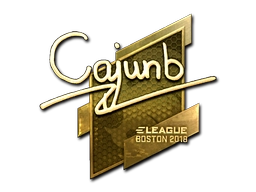 Sticker cajunb (Gold) | Boston 2018 preview
