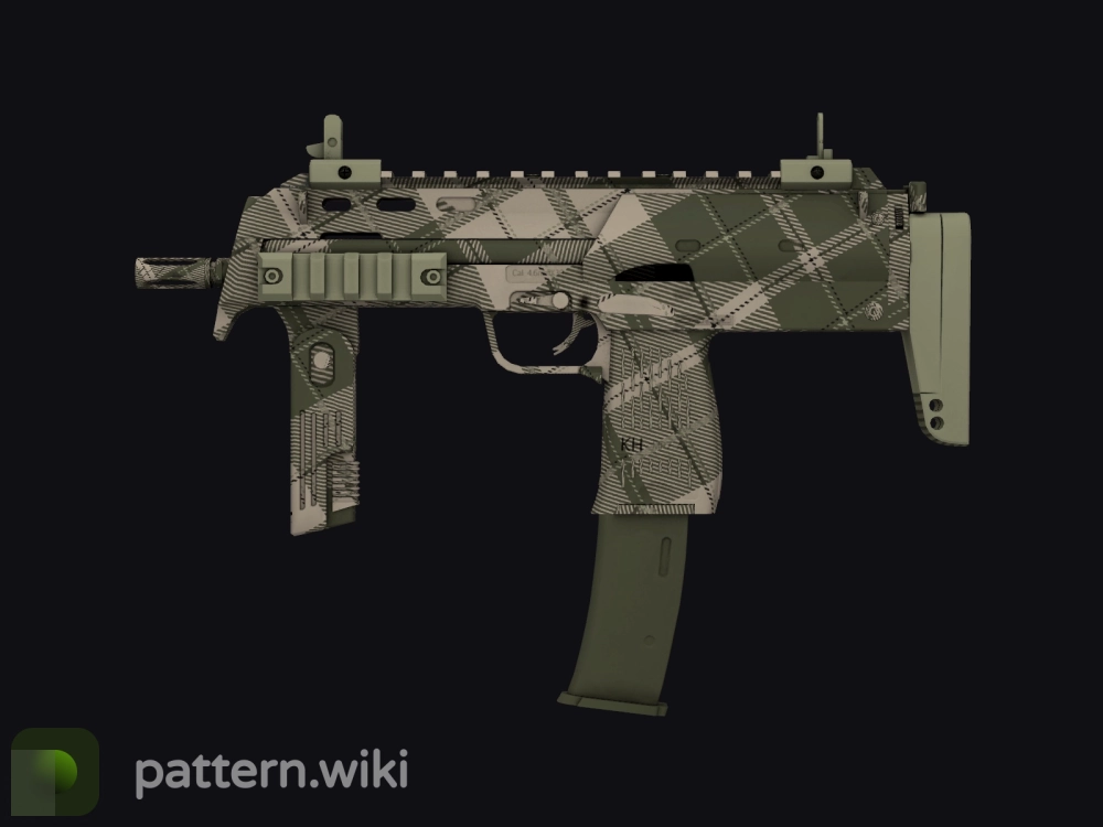 MP7 Olive Plaid seed 991