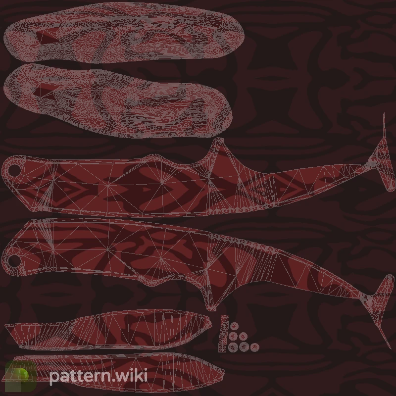 Gut Knife Slaughter seed 737 pattern template