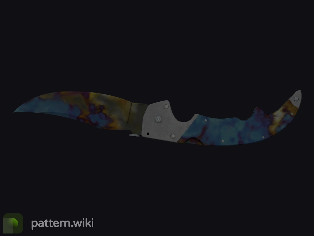 Falchion Knife Case Hardened seed 935