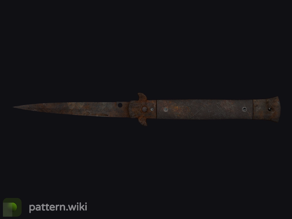 Stiletto Knife Rust Coat seed 708