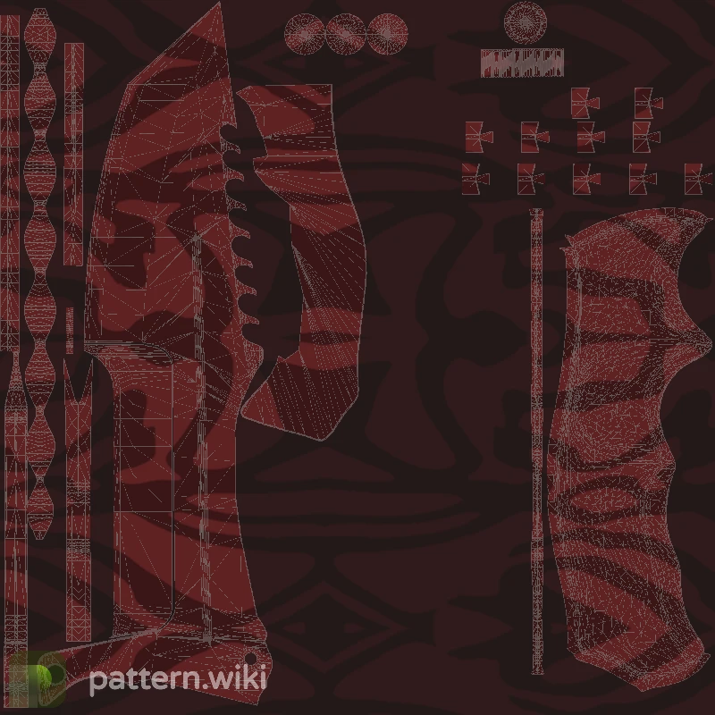 Huntsman Knife Slaughter seed 37 pattern template