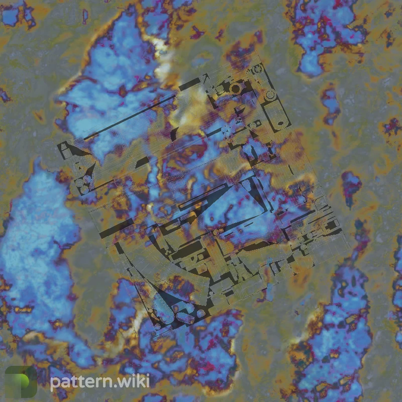 AK-47 Case Hardened seed 1000 pattern template