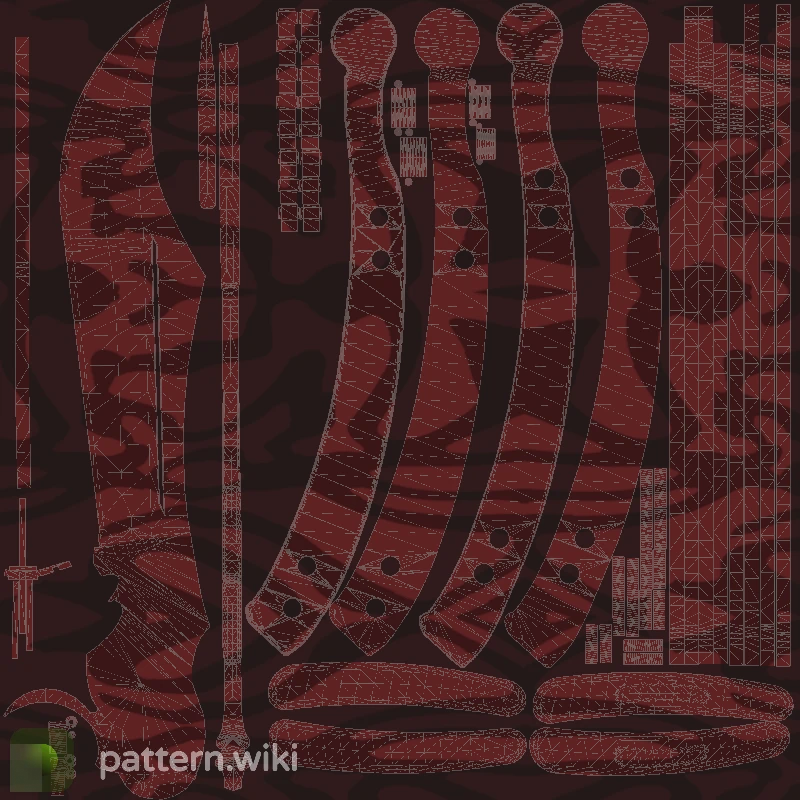 Butterfly Knife Slaughter seed 123 pattern template