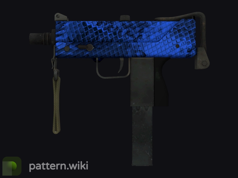 MAC-10 Lapis Gator seed 154