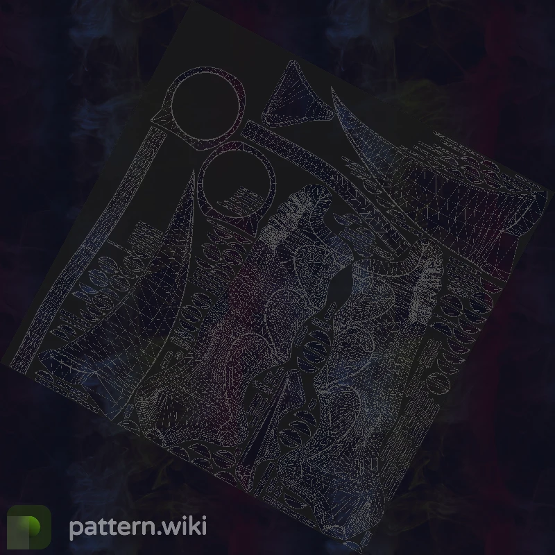 Karambit Doppler seed 9 pattern template