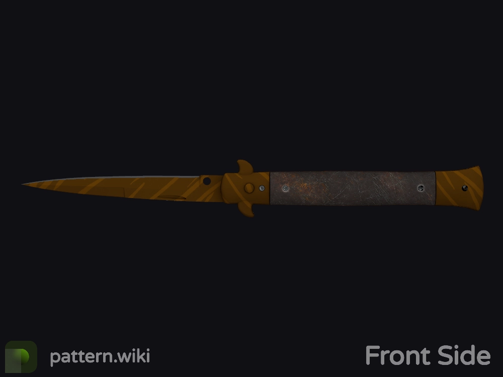 Stiletto Knife Tiger Tooth seed 575