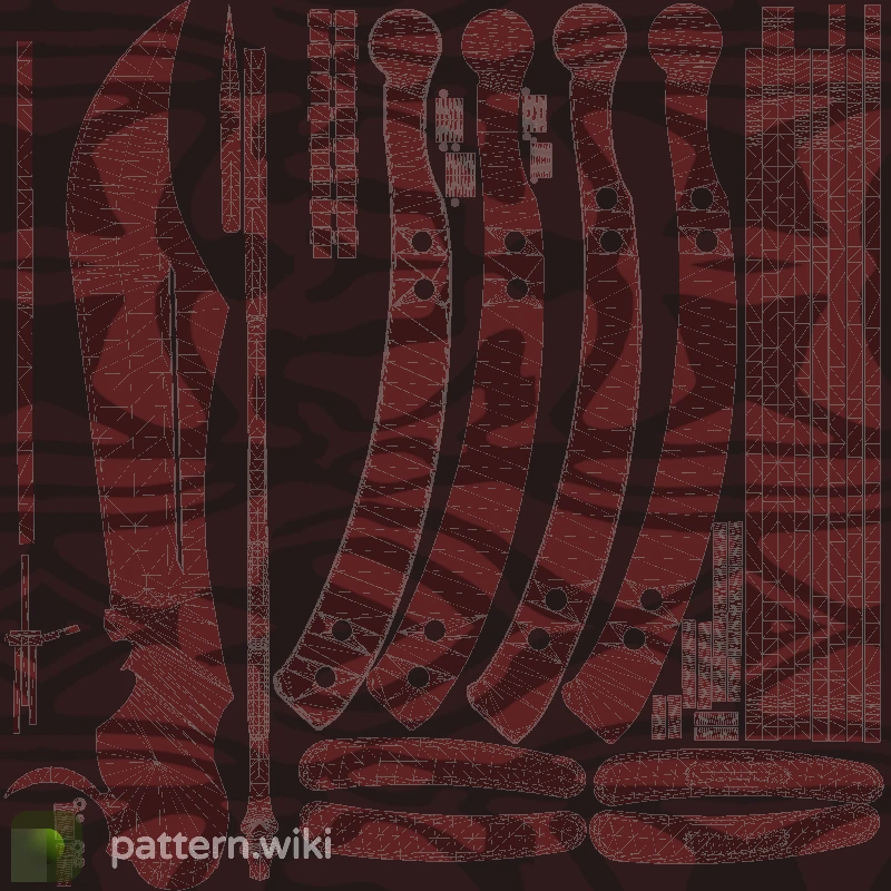 Butterfly Knife Slaughter seed 312 pattern template