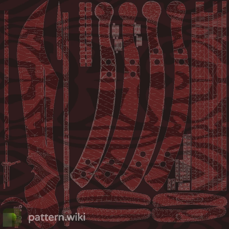 Butterfly Knife Slaughter seed 767 pattern template