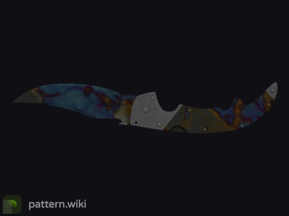 Falchion Knife Case Hardened seed 515