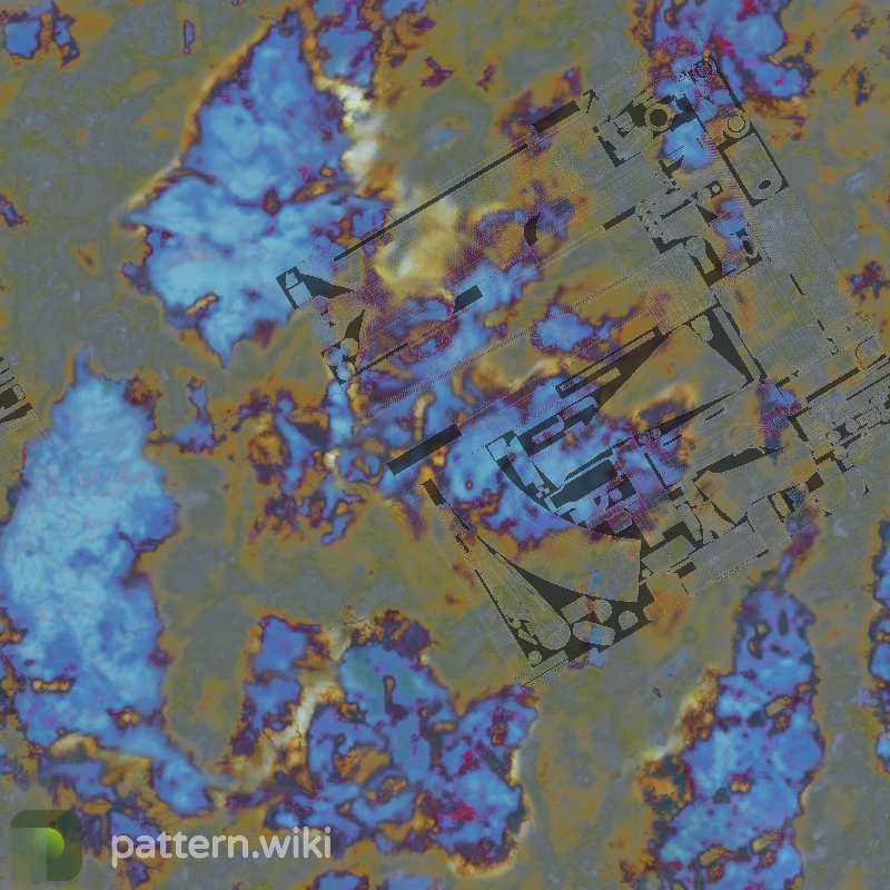 AK-47 Case Hardened seed 461 pattern template