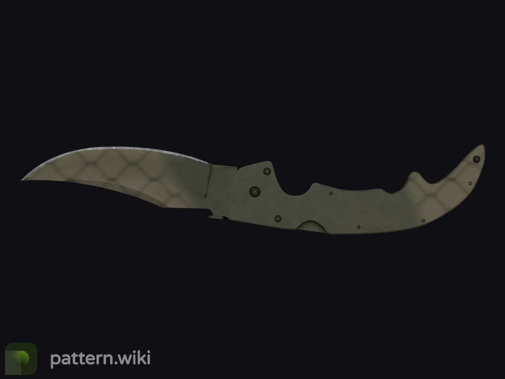 Falchion Knife Safari Mesh seed 376