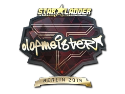 Sticker olofmeister (Gold) | Berlin 2019 preview