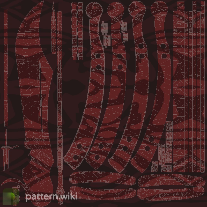 Butterfly Knife Slaughter seed 216 pattern template