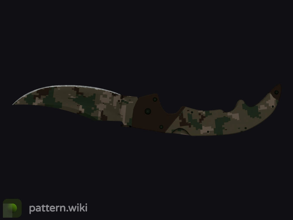 Falchion Knife Forest DDPAT seed 521