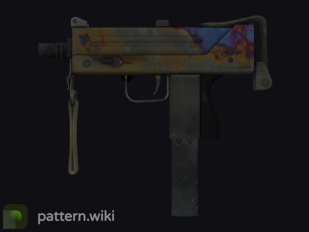 MAC-10 Case Hardened seed 621