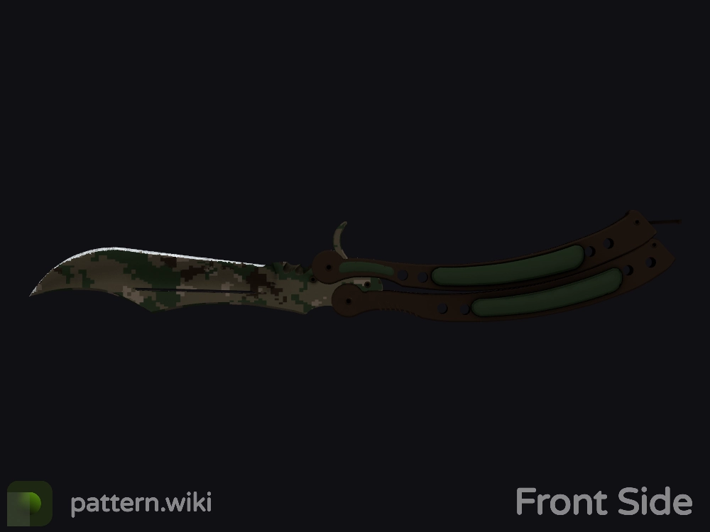 Butterfly Knife Forest DDPAT seed 401