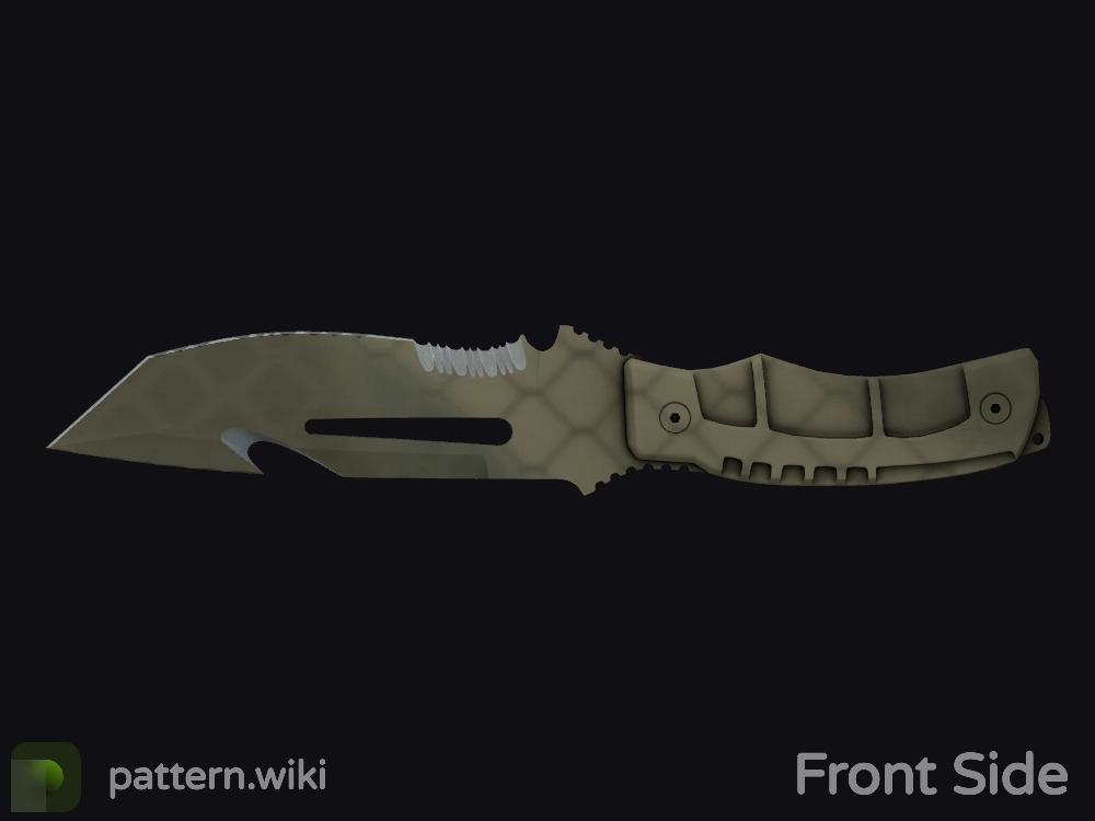 Survival Knife Safari Mesh seed 443