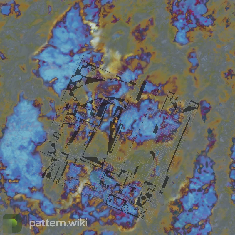 AK-47 Case Hardened seed 53 pattern template