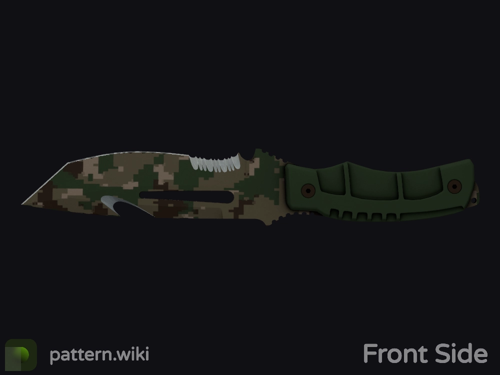 Survival Knife Forest DDPAT seed 103