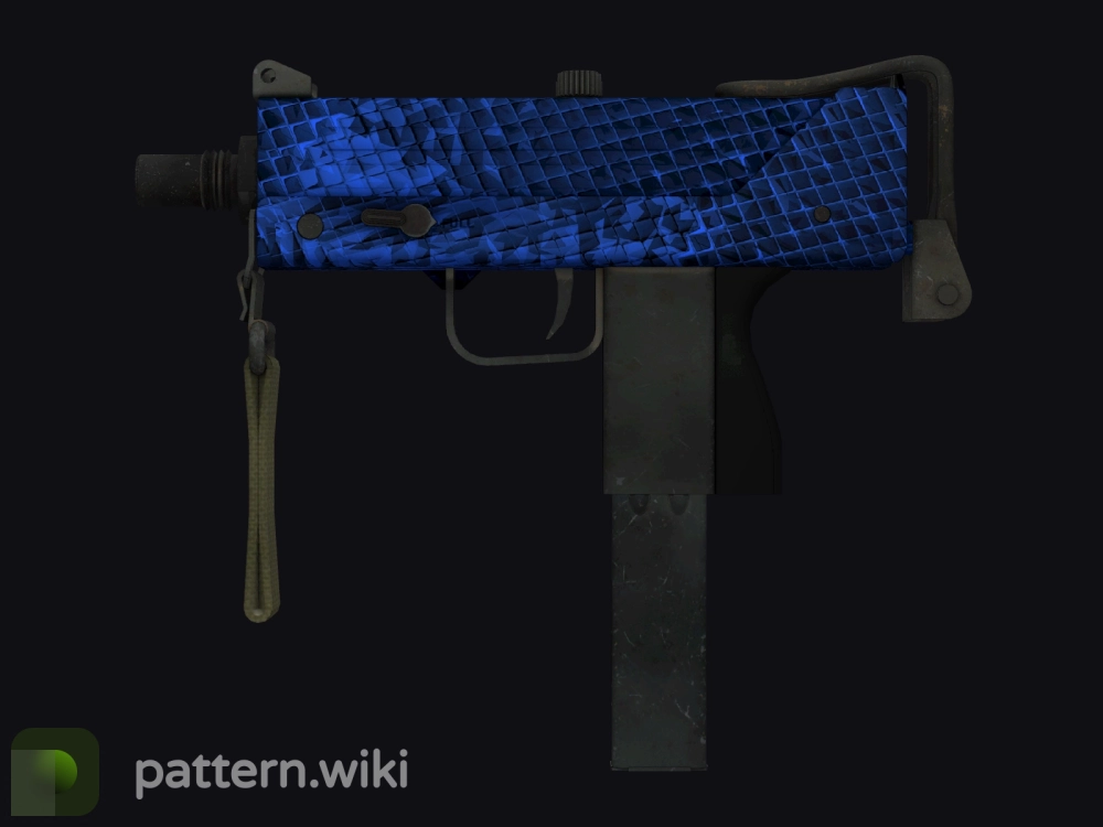 MAC-10 Lapis Gator seed 233