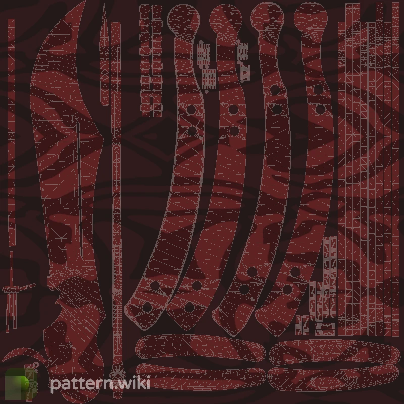 Butterfly Knife Slaughter seed 747 pattern template